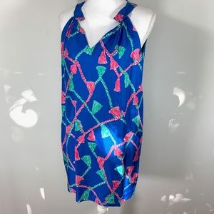 Lilly Pulitzer Shift dress rope print silk